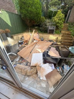 Contract waste collection removal before